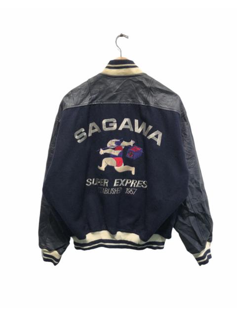 Other Designers Vintage - Sagawa Express Big Logo Varsity Jacket