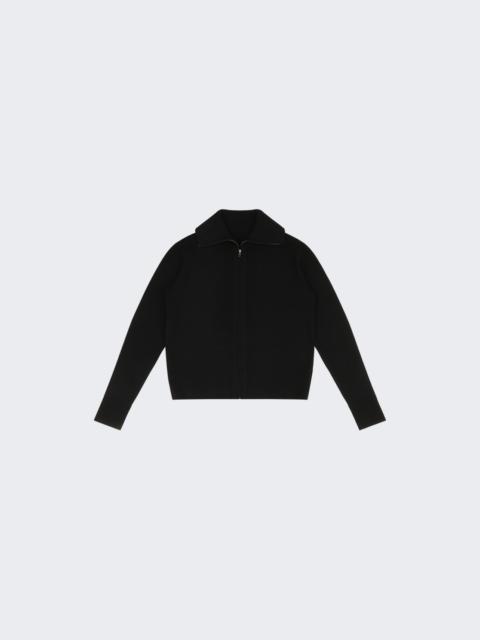 entire studios Knit Zip Up Jacket Black