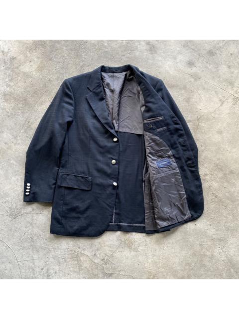 BURBERRY LONDON Black Nova Check Blazer Jacket