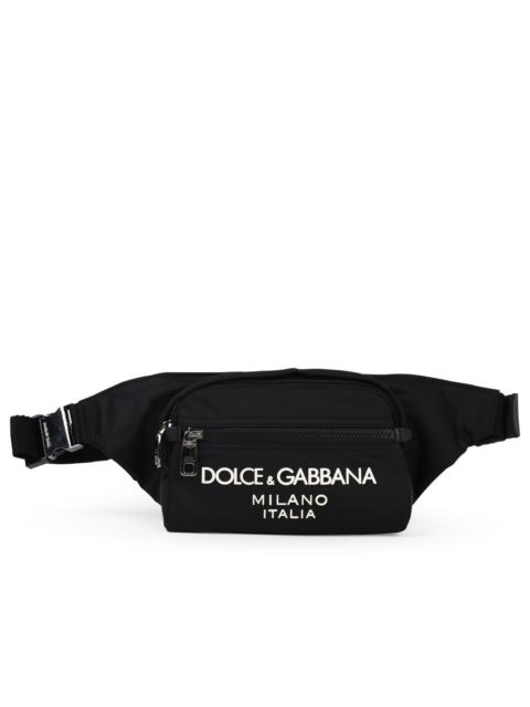 Dolce & Gabbana Dolce & Gabbana Small Black Nylon Fanny Pack