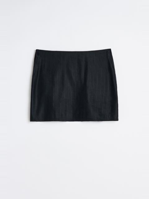 Our Legacy Mini Skirt Night Covert Flex Pinstripe