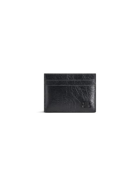 BALENCIAGA Men's Monaco Card Holder  in Black