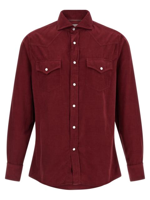 Brunello Cucinelli Brunello Cucinelli Men Corduroy Shirt