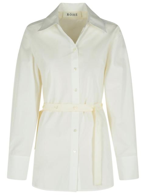RÓHE Róhe Combined Silk Poplin Vest-shirt White