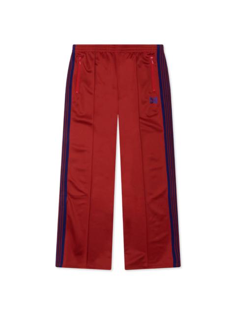 NEEDLES POLY SMOOTH TRACK PANT - RED