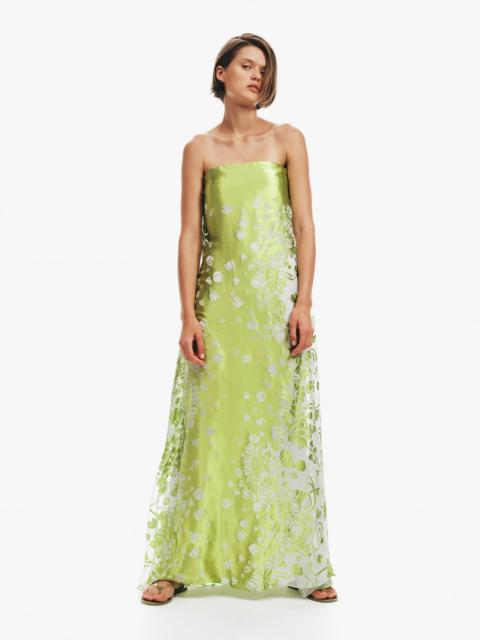 CHRISTOPHER ESBER Burnout Strapless Dress