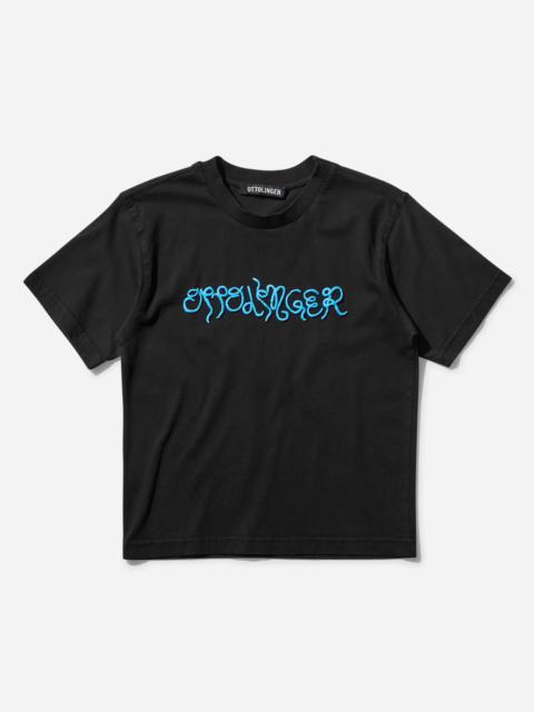 OTTOLINGER Women's Fitted Puffy Logo T-Shirt Black Wash