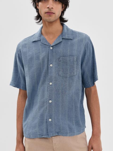 Corridor Striped Seersucker Short Sleeve Shirt