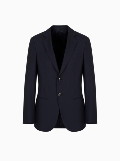 GIORGIO ARMANI George line single-breasted jacket in cashmere