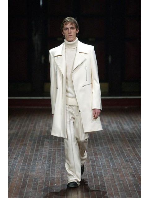 AW03 “Closer” Corduroy Perfecto Biker Coat