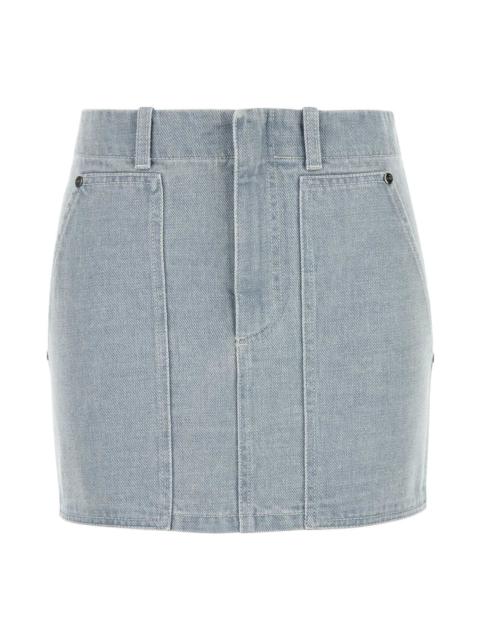 FENDI Denim Mini Skirt