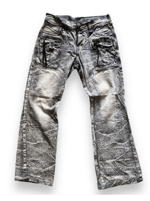 Other Designers Blue Boot Cut Denim Flare Bleach Japanese Brand