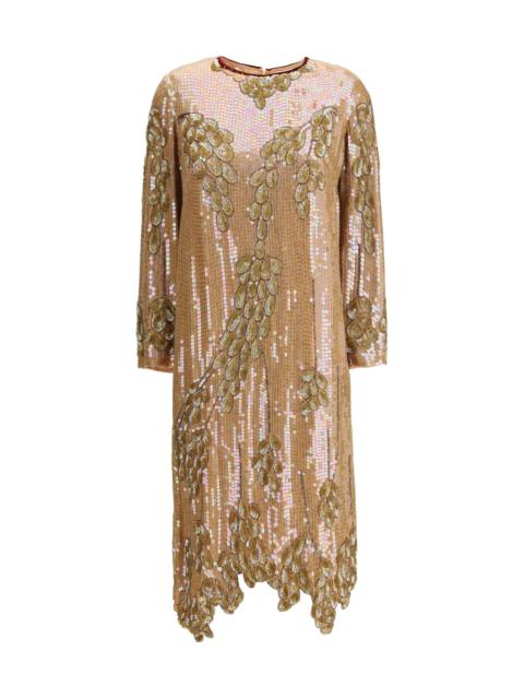 Dries Van Noten Dries Van Noten Women Long-Sleeved Sequin Dress