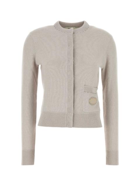 FENDI Fendi Women Cappuccino Cashmere Cardigan