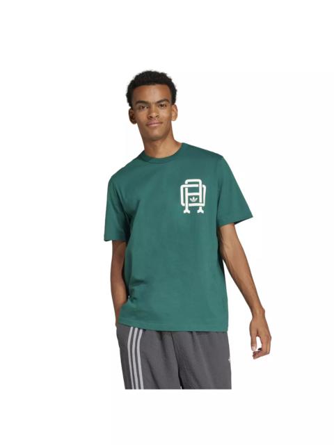 adidas Originals Men's Varsity Tee-Green