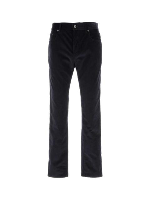 Burberry Burberry Men Dark Blue Corduroy Pant