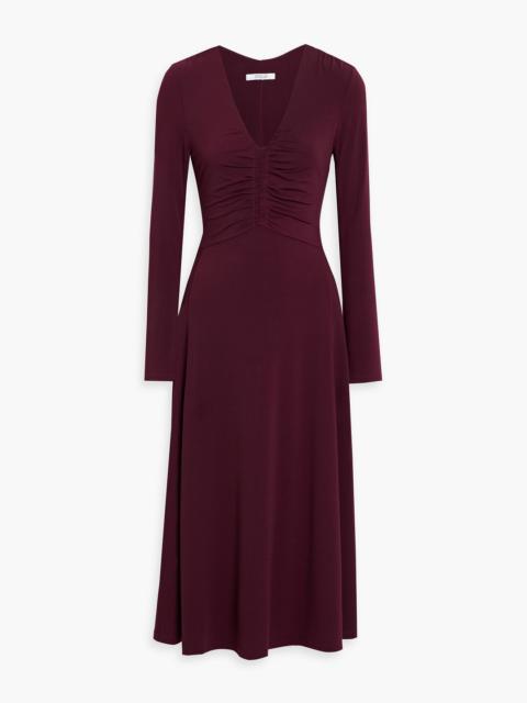 DEREK LAM 10 CROSBY Isabella ruched stretch-jersey midi dress