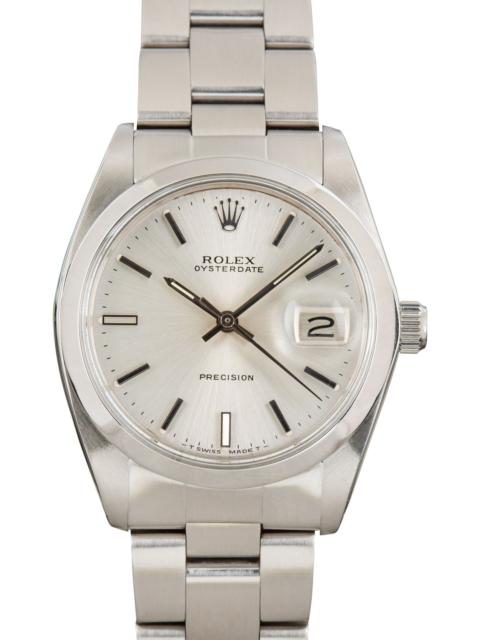 ROLEX Rolex Oysterdate 6694 Stainless Steel Silver Dial