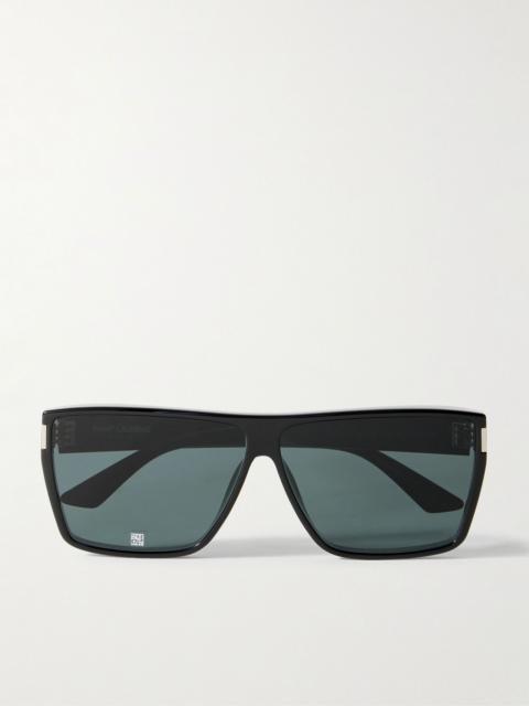 SAINT LAURENT Square-Frame Acetate Sunglasses Black