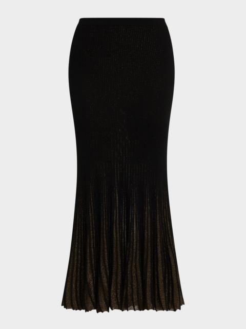 ULLA JOHNSON Vera Sparkly Knit Midi Skirt