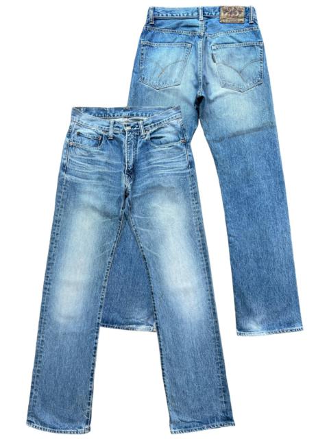 Blue Blue Japan Vintage Blue Blue Japan Distressed Denim Jeans 30x32.5