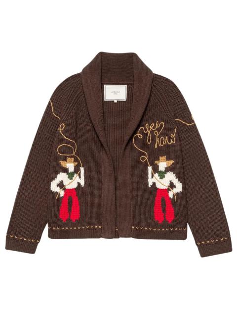 THE GREAT. THE LASSO LODGE CARDIGAN