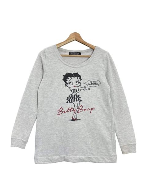 Other Designers Japanese Brand - Betty Boop Pullover Big Logo Printed Sweatshirt Size S