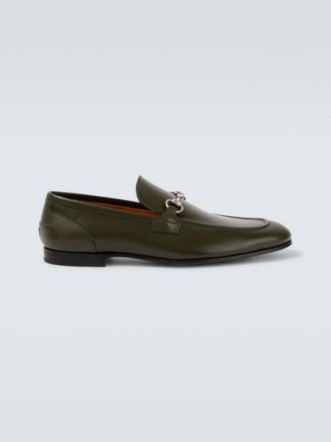 GUCCI Jordaan Horsebit leather loafers