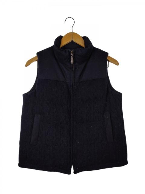 Mackintosh False Two Pieces Puffer Knit Vest