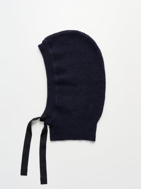 MARGARET HOWELL MARGARET HOWELL MHL KNITTED HOOD LAMBSWOOL DARK NAVY