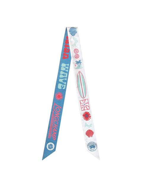 Longchamp Catch The Parisian Wave Headband Slate - Silk