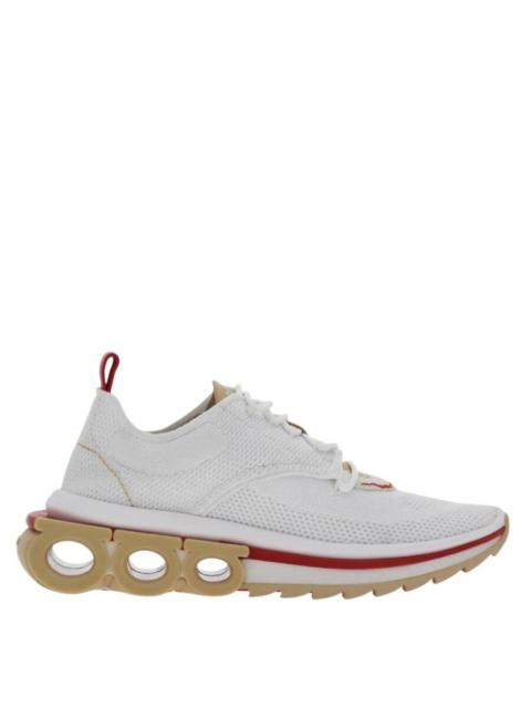 FERRAGAMO Ferragamo Nima Knit Gancini Low-Top Sneakers