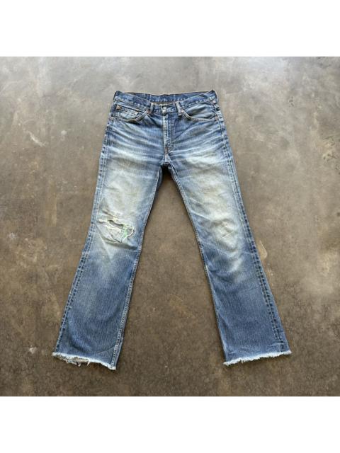 Other Designers Vintage Levi’s 517 FLARE Distressed Faded Denim Jean Pant