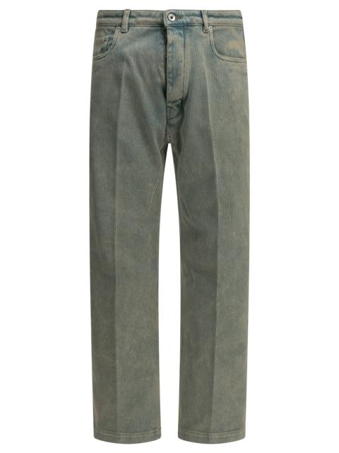 Rick Owens Rick Owens Geth Wide-leg Jeans Light Blue