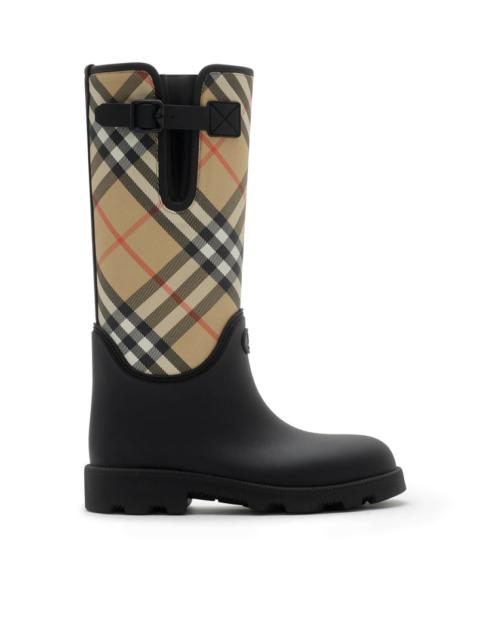Burberry Burberry Women Marsh Stamp High Rubber Boots