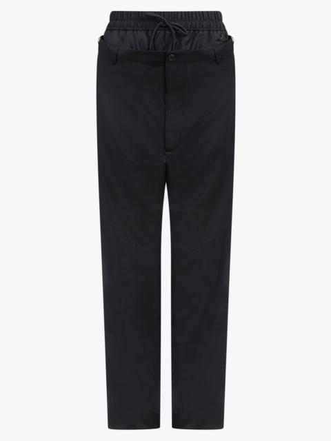 Vivienne Westwood DRAWSTRING PLUMBER TAILORED PANT | BLACK