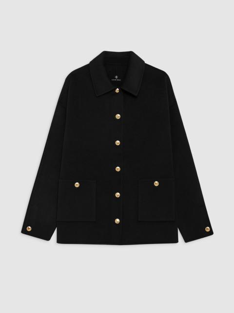 ANINE BING Luca Jacket - Black Cashmere Blend