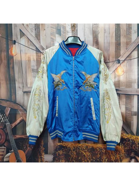 Other Designers Sukajan Souvenir Jacket - Vintage HOSHIHIME Embroidered Eagle Dragon Sukajan Jacket