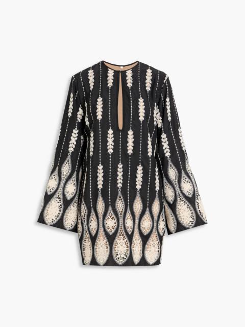 Johanna Ortiz Vision Seeking guipure lace mini dress