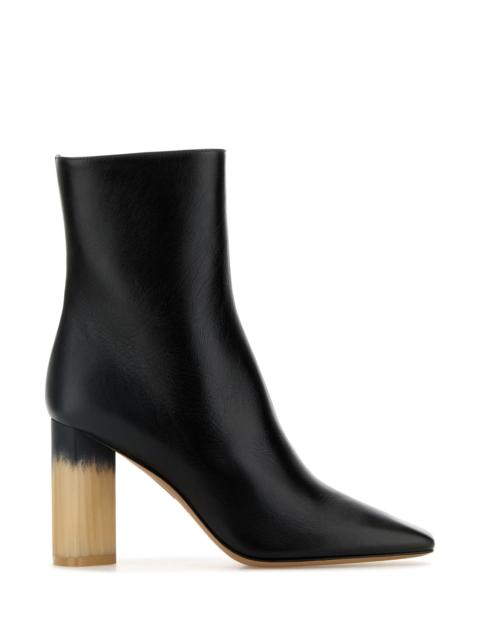 Chloé Chloe Women Black Leather Georgia Ankle Boots