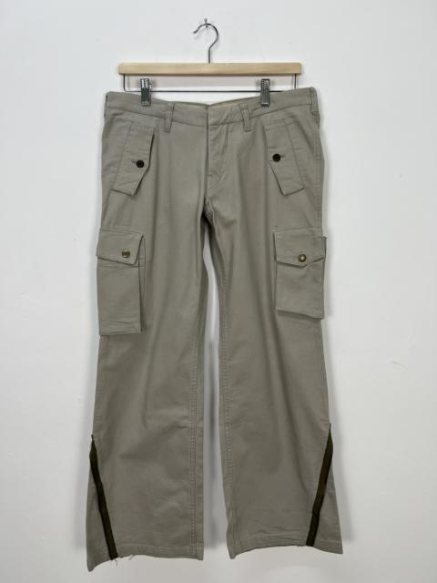 Other Designers Vintage - Coolie Japan Brand Cargo Multipocket Zipper Flared Pants