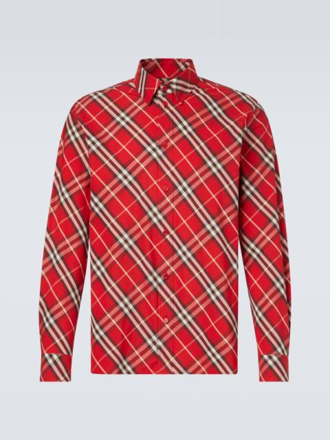 Burberry Checked cotton shirt