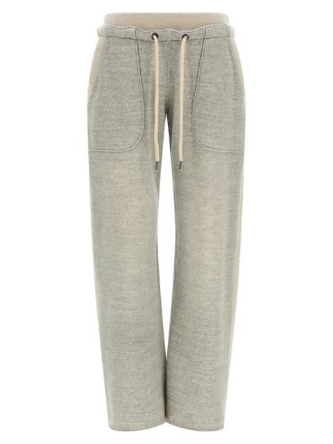 R13 Ribbed insert joggers