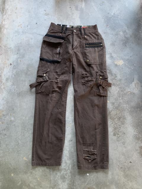 Other Designers Archival Clothing - JapaneseBrand One Distressed Multipocket Bondage Cargo Pant