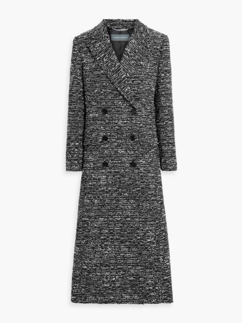 Other Designers Double-breasted bouclé-tweed coat