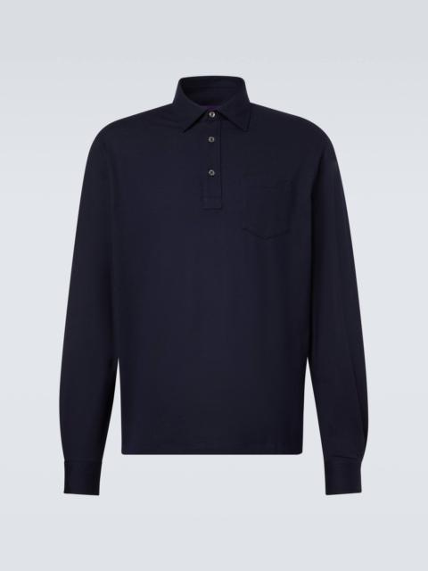 Ralph Lauren Cotton and cashmere polo shirt