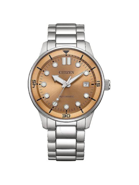 Citizen - Citizen Automatic Salmon Dial Men's Watch NJ0191-83X