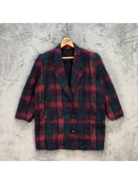 Other Designers Vintage - Loa Nemo Colorful Mohair Double Breasted Coat #5945-215