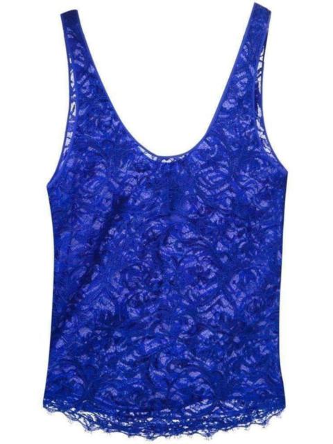 PUCCI Blue Lace Tank Top