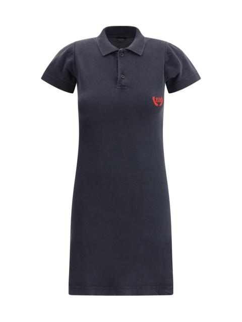 ワンピース Balenciaga Cotton Jersey Semi Fitted Short Dress BALENCIAGA Balenciaga Cotton Jersey Semi Fitted Short Dress